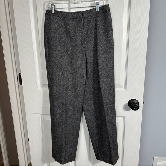Talbots Petite size 8 pants,‎ 100% wool/polyester lining, gray - Picture 2 of 9